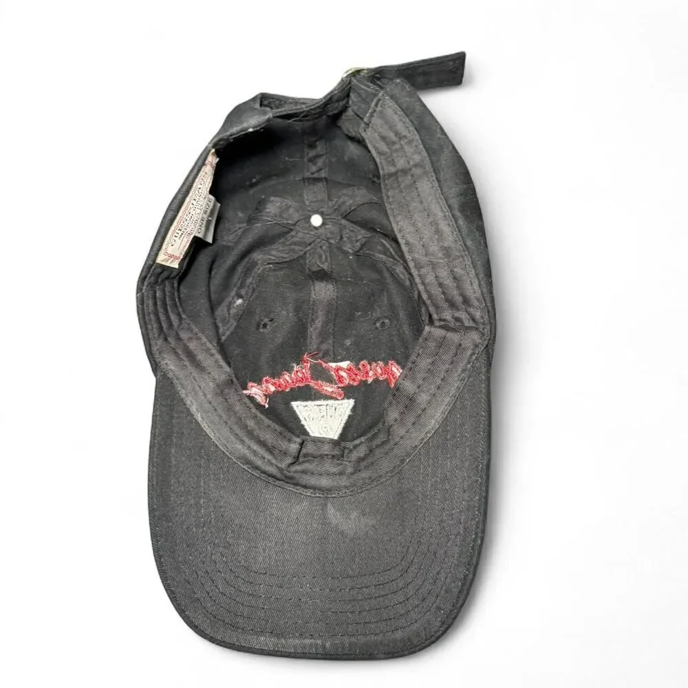 Vintage Guess embroidered logo Black Baseball snapback hat